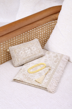 Ensemble Tapis de Prière avec Pochette & Chapelet – Pochette Hayat